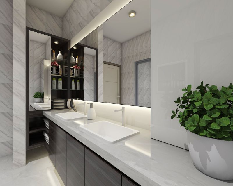 Bathroom with Smart Technology